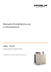 Manuale d`installazione uso e manutenzione Gitié - ACAY
