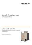 Manuale d`installazione uso e manutenzione Linea GAHP