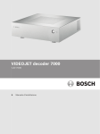 VIDEOJET decoder 7000: Manuale d`installazione