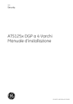 ATS125x DGP a 4 Varchi Manuale d`installazione