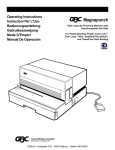 EDNord - GBC MagnaPunch Indbindingsmaskine Brugervejledning