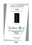 manuale t119