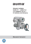 SA 16.1 with actuator controls AUMATIC Non