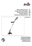 Umschlag ERT46pro.pmd - Grizzly Gartengeräte GmbH & Co. KG