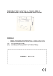 forno elettrico a vapore da incasso serie 45 istruzioni d