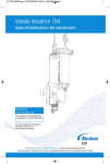 Valvola dosatrice 794 Guida all`installazione e alla manutenzione