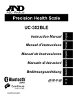 Precision Health Scale UC-352BLE