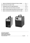 I MANUALE DI ISTRUZIONI PER APPARECCHI DI