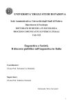 UNIVERSITA` DEGLI STUDI DI PADOVA Eugenetica e Società. Il