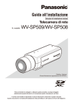 N. modello WV-SP509/WV-SP508 - psn