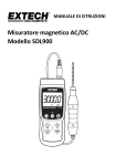 Misuratore magnetico AC/DC Modello SDL900