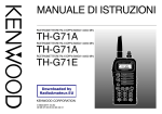 Kenwood - TH-G71 Manuale d`uso