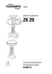 Valvola di regolazione Traduzione delle istruzioni d
