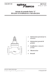 Valvole di controllo Serie “C” Istruzioni di installazione e