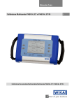 Calibratore Multicanale PASCAL ET e PASCAL ET/IS I Manuale d`uso