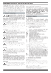 Manuale di istruzioni in italiano