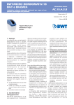 BWT-MICRO RONDOMAT-N 18 BK-T e BK-DATA AC