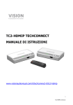 TC2-HDMIP TECHCONNECT MANUALE DI ISTRUZIONI