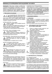 Manuale di istruzioni in italiano