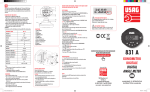 831 A - Manuale di istruzioni