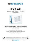 RX2 AP: Ricevitore radio 2 canali
