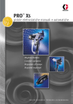 PRO XS, Pistole elettrostatiche manuali e automatiche