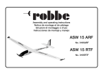 ASW 15 ARF ASW 15 RTF - RC-Toy