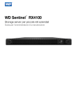 WD Sentinel™ RX4100 Administrato and