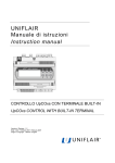 UNIFLAIR Manuale di istruzioni Instruction manual