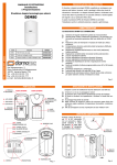 Rivelatore doppia tecnologia per esterni MANUALE DI ISTRUZIONI