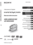 HDR-UX9E/UX10E/ UX19E/UX20E