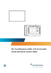 (Italian) Elo Touchmonitor User Guide for 2240L 22" LCD Open