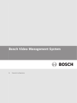 Bosch Video Management System v.4.5