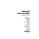Digidesign Guida dei plug-in - Digidesign Support Archives