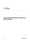 Manuale in italiano Plesk 8.
