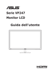 Serie VP247 Monitor LCD Guida dell`utente