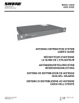 Shure UA845 User Guide (Italian)