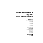 Guida introduttiva a Digi 001 Versione 5.1 per Macintosh e Windows