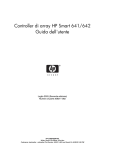 Controller di array HP Smart 641/642 Guida dell`utente