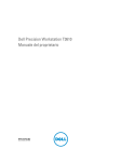 Dell Precision Workstation T3610 Manuale del proprietario