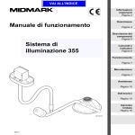 Manuale di funzionamento Sistema di illuminazione 355