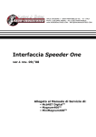 Manuale interfaccia SPEEDER-ONE