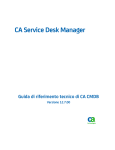Guida di riferimento tecnico di CA CMDB di CA Service Desk Manager