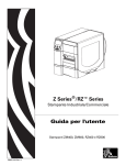 Z Series / RZ Series Guida per l`utente