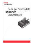 Guida per l`utente dello Scanner DocuMate 515