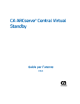 Guida per l`utente di CA ARCserve Central Virtual Standby