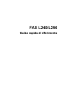 FAX L240/L290 - Canon Centre