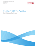 FreeFlow VIPP Pro Publisher Guida per l`utente