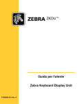 Caratteristiche della ZKDU - Zebra Technologies Corporation