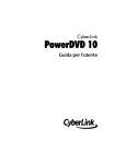 Uso di PowerDVD